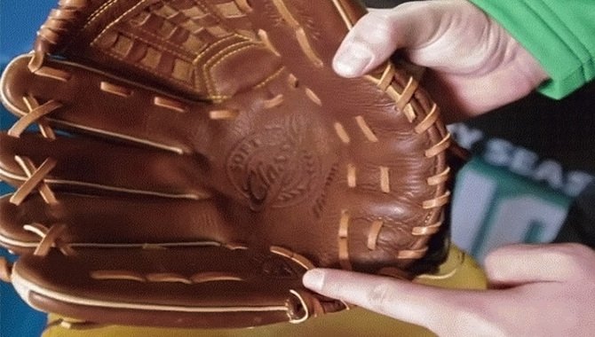 Once The Glove Is Soft And Pliable, Work It Back And Forth To Loosen Up The Stitches.