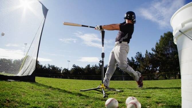 Use A Tee To Practice Hitting Balls Off The Ground