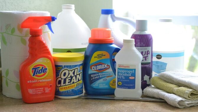 Chemical Solutions For Removing Stains From Clothes