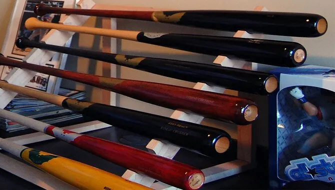 Drying And Storage Of A Clean Baseball Bat