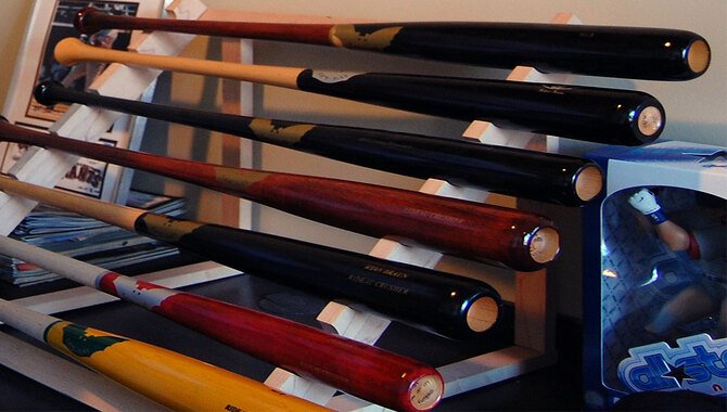 Drying And Storage Of A Clean Baseball Bat