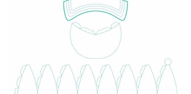 sewing pattern for a baseball cap