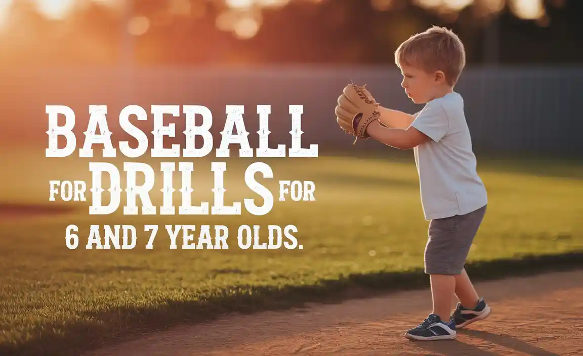 Baseball Drills for 6 and 7 Year Olds
