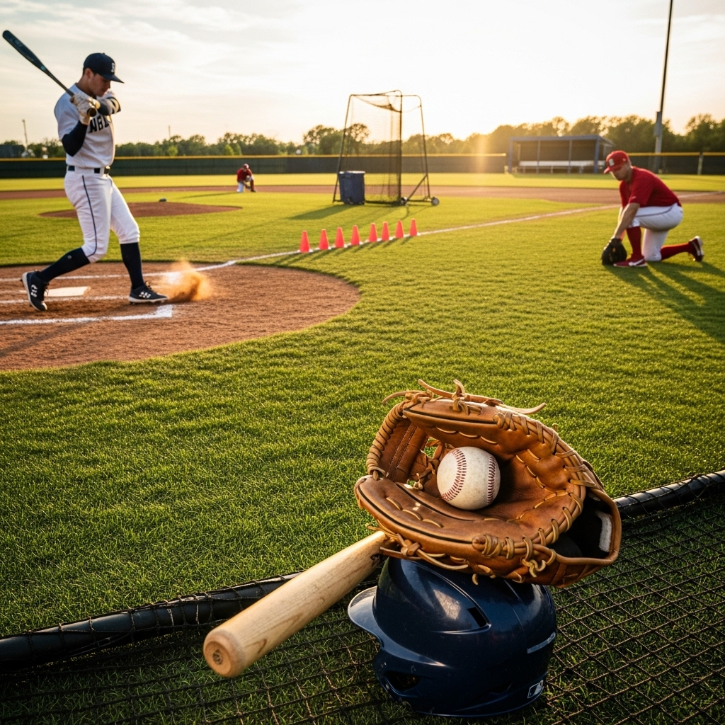 Generate an eye-catching, high-quality featured image for a blog post about: Baseball Banned For Lif