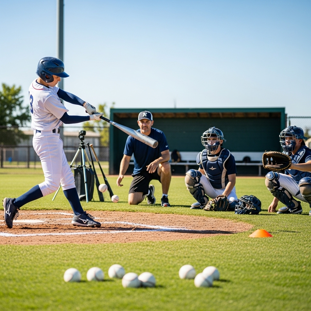 Generate an eye-catching, high-quality featured image for a blog post about: Baseball Basics For Kid