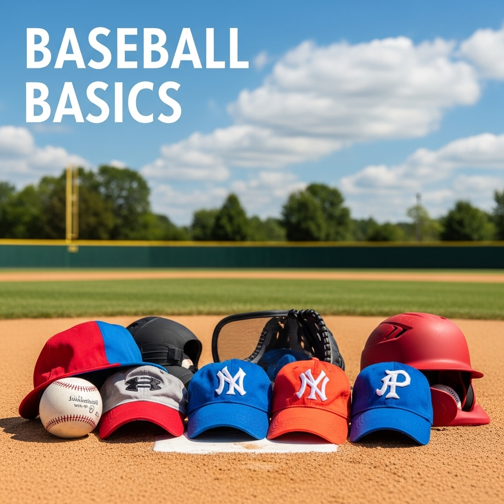 Generate an eye-catching, high-quality featured image for a blog post about: Baseball Basics For Kid