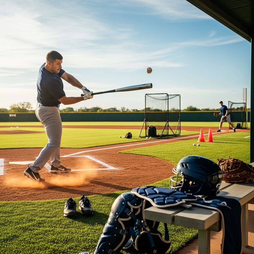 Generate an eye-catching, high-quality featured image for a blog post about: Baseball Bats For Adult