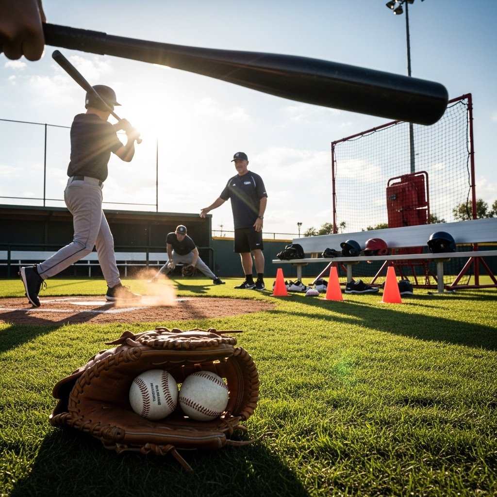 Generate an eye-catching, high-quality featured image for a blog post about: Baseball Bats For Adult