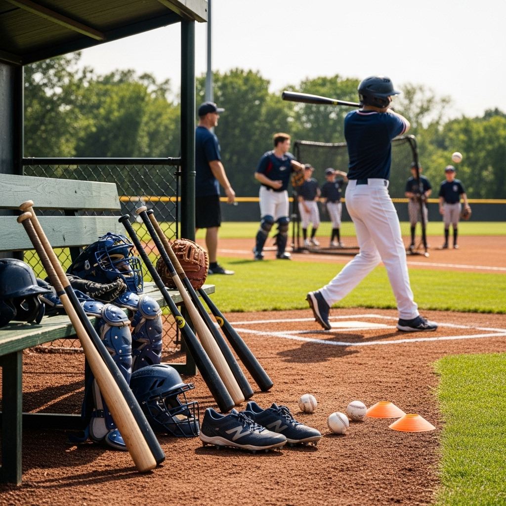 Generate an eye-catching, high-quality featured image for a blog post about: Baseball Bats For Adult