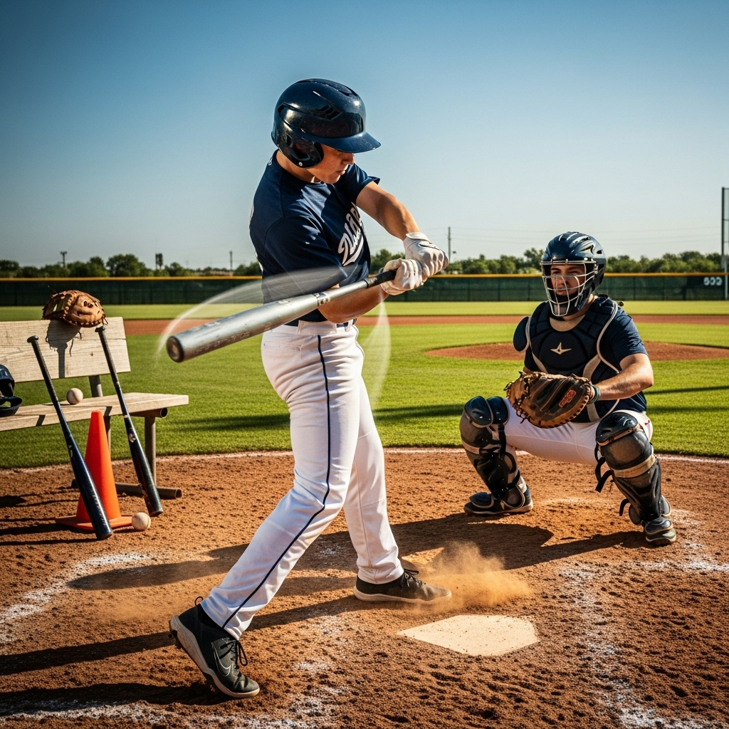 Generate an eye-catching, high-quality featured image for a blog post about: Baseball Bats For High