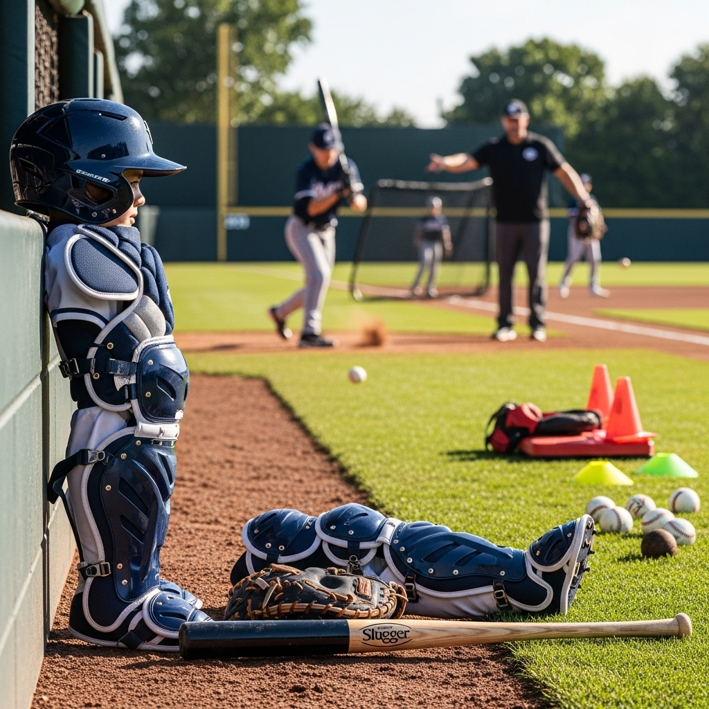 Generate an eye-catching, high-quality featured image for a blog post about: Louisville Slugger Catc